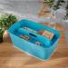Leitz MyBox Cosy Organiser Tray with handle Small - Storage - W 307 x H 56 x D 181 mm - Calm Blue