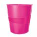 Leitz WOW Waste Bin 15 litre Pink Metallic