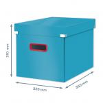 Leitz Click & Store Cosy Cube Large Storage Box Calm Blue 53470061