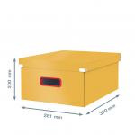 Leitz Click & Store Cosy Large Storage Box Warm Yellow 53490019