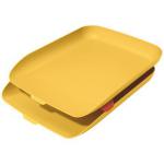 Leitz Cosy Letter Tray, Set of 2 A4, Warm Yellow 53581019