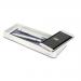 Leitz WOW Desk Organiser with Qi Wireless Induction Phone Charger - White/Grey