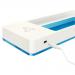 Leitz WOW Desk Organiser with Inductive Charger. White/blue.