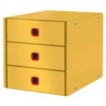 Leitz Click & Store Cosy Drawer Cabinet (3 drawers) Warm Yellow 53680019