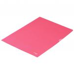 Esselte Quality Folder, Holds up to 40 A4 sheets,  Transparent,  Matte,  Red,  115 Micron Polypropylene (Pack 100) 54834