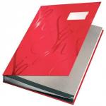 Leitz Design Signature Book with 18 Card Dividers A4 - Red 57450025