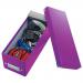Leitz WOW Click & Store CD Storage Box. With label holder. Purple.