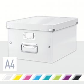 Leitz Click & Store A4 Storage Box, Click & Store, Medium, White 60440001