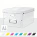 Leitz Click & Store A4 Storage Box, Click & Store, Medium, White
