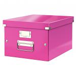 Leitz Click & Store A4 Storage Box, Medium, Pink 60440023