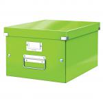 Leitz WOW Click & Store Medium Storage Box. With metal handles.  Green. 60440054