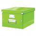 Leitz WOW Click & Store Medium Storage Box. With metal handles.  Green.