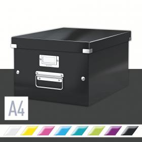 Leitz Click & Store A4 Storage Box, Medium, Black 60440095