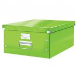 Leitz WOW Click & Store Large Storage Box.  With metal handles. Green. 60450054