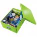 Leitz WOW Click & Store Large Storage Box.  With metal handles. Green.