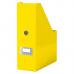 Leitz WOW Click & Store Magazine File. With label holder and thumbhole. Yellow.