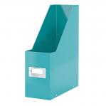 Leitz WOW Click & Store Magazine File. With label holder and thumbhole. Ice Blue. 60470051