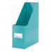 Leitz WOW Click & Store Magazine File. With label holder and thumbhole. Ice Blue.