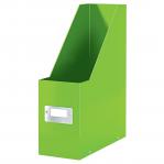 Leitz WOW Click & Store Magazine File. With label holder and thumbhole. Green. 60470054
