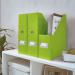 Leitz WOW Click & Store Magazine File. With label holder and thumbhole. Green.