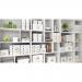 Leitz WOW Click & Store Drawer Cabinet (3 drawers).  With thumbholes and label holders. For A4 formats. White