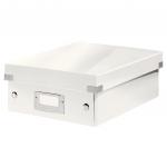Leitz WOW Click & Store Small Organiser Box, White 60570001
