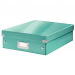 Leitz WOW Click & Store Medium Organiser Box. Ice Blue. 60580051
