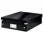 Leitz WOW Click & Store Medium Organiser Box. Black. 60580095