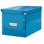 Leitz WOW Click & Store Cube Large Storage Box, Blue. 61080036