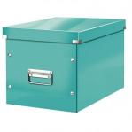 Leitz WOW Click & Store Cube Large Storage Box, Ice Blue. 61080051