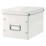 Leitz WOW Click & Store Cube Medium Storage Box, White 61090001