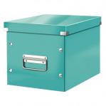 Leitz WOW Click & Store Cube Medium Storage Box, Ice Blue. 61090051