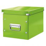 Leitz WOW Click & Store Cube Medium Storage Box, Green. 61090054