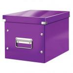 Leitz WOW Click & Store Cube Medium Storage Box, Purple. 61090062