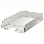 Esselte Europost A4 Letter Tray, Glass Clear - Outer carton of 10 623603