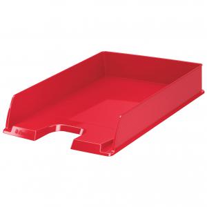 Esselte VIVIDA A4 Europost Letter Tray, Red - Outer carton of 10