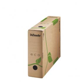 Esselte Eco A4 Archiving Box, 80mm, Brown  - Outer carton of 25 623916
