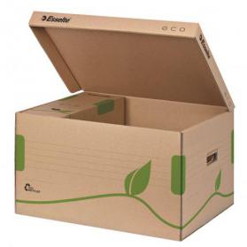 Esselte Eco Storage and Transportation Box, 5 x 80mm- Brown - Outer carton of 10 623918