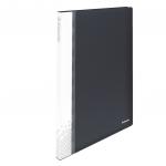 Esselte VIVIDA Display Book rigid, translucent, 20 pockets, 40 sheet capacity, A4, Black - Outer carton of 10 623986