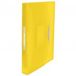 Esselte VIVIDA Expanding 6 Tab Project File A4 Translucent Yellow - Outer carton of 5 624020
