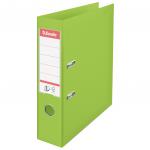 Esselte VIVIDA A4 7.50mm Spine Plastic Lever Arch File - Green - Outer carton of 10 624069