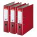 Esselte Essentials A4 Polypropylene Lever Arch File 75mm. Red. Pack 3. 624292