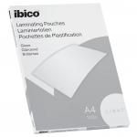 Ibico Basics Light A4 Laminating Pouches Crystal clear (Pack 100) 627308