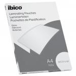 Ibico Basics Medium A4 Laminating Pouches Crystal clear (Pack 100) 627309