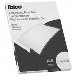 Ibico Basics Standard A4 Laminating Pouches Crystal clear (Pack 100) 627310