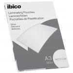 Ibico Basics Medium A3 Laminating Pouches Crystal clear (Pack 100) 627312