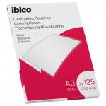 Ibico Gloss A3 Laminating Pouches 250 Micron Crystal clear (Pack 100) 627321