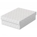 Esselte Home Storage and Gift Box Medium White (Pack of 3) 628284