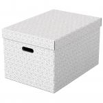 Esselte Home Storage Box Large White (Pack of 3) 628286