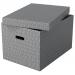 ESSELTE-Storage-Box-Home-Size-L-3pcs-grey